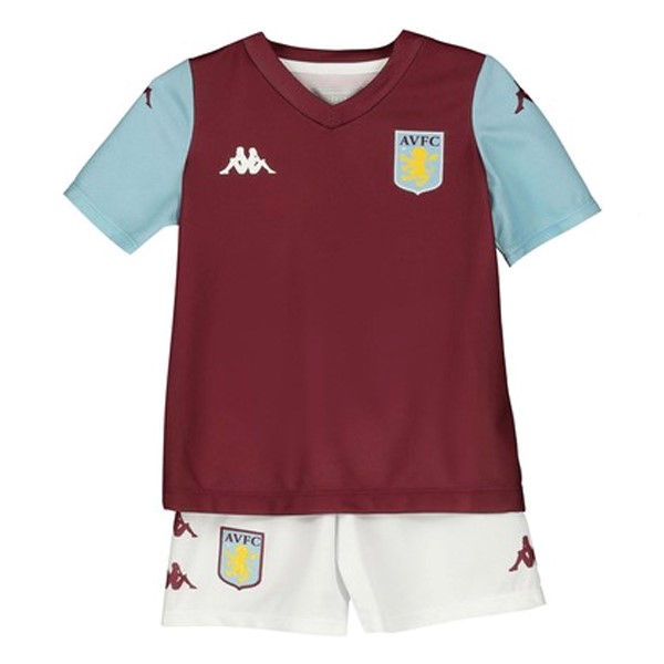 Camiseta Aston Villa 1ª Kit Niño 2019 2020 Rojo